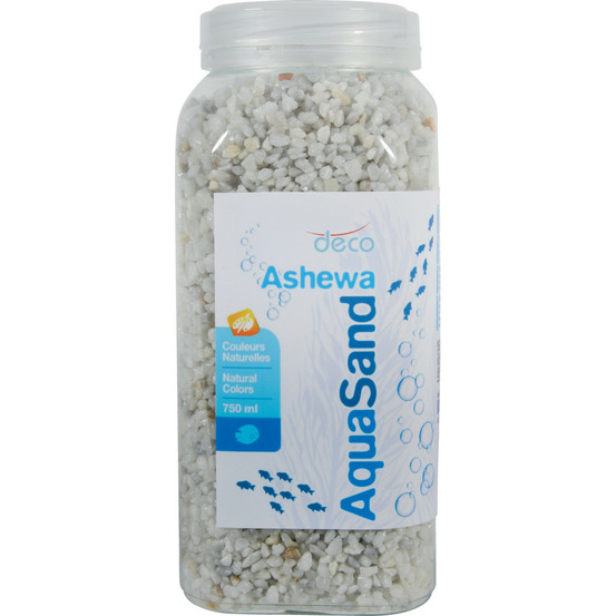 Gravier pour aquariums blanc 750 ml