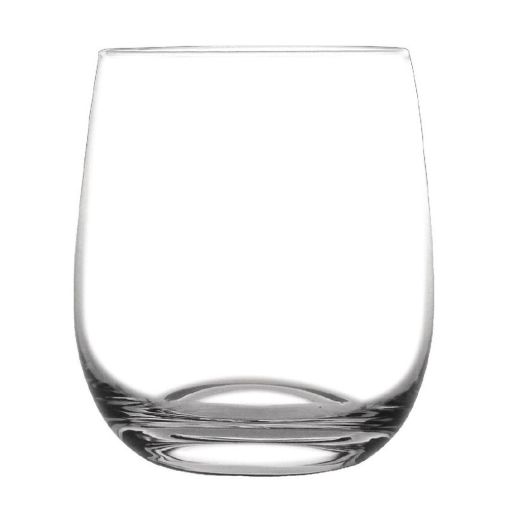 Verre gobelet arrondi en cristal - lot de 6 - olympia