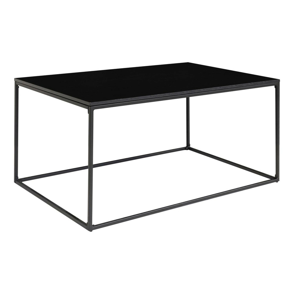 Table basse noir 60 x 90 x 45 cm