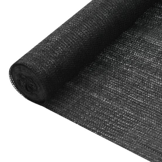 Filet brise-vue noir 1,2x10 m pehd 75 g/m²