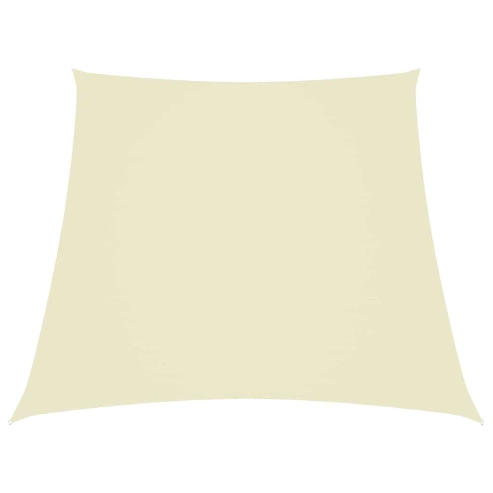 Voile de parasol tissu oxford trapèze 2/4x3 m crème