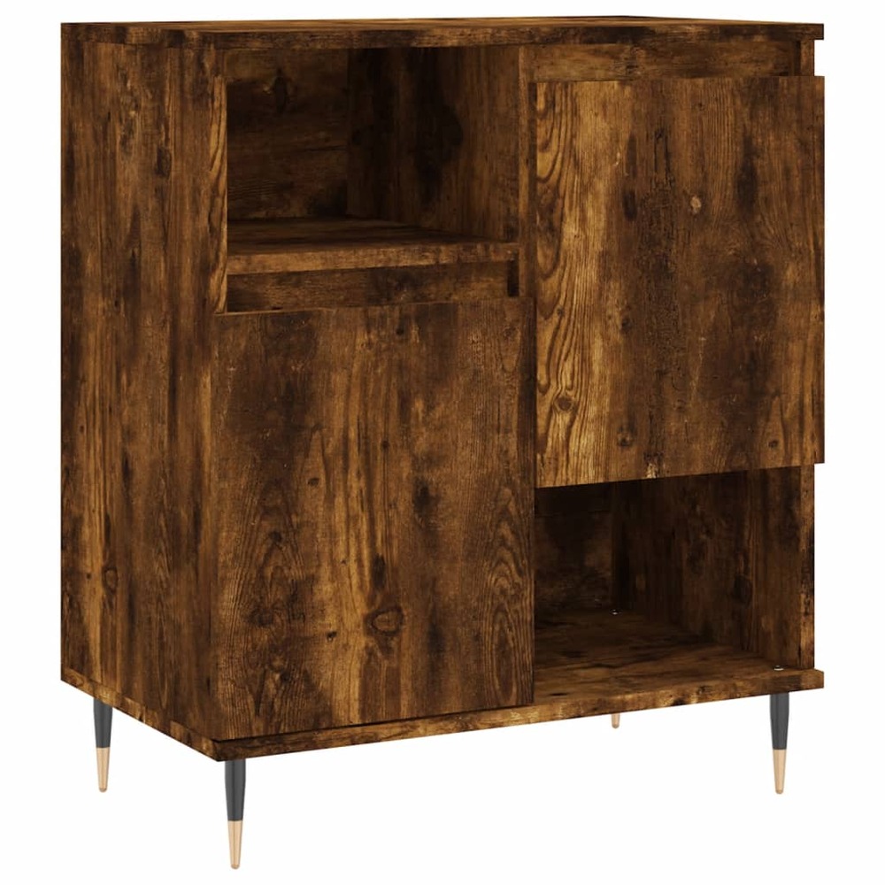 Buffet bahut commode armoire meuble de rangement organisateur cuisine salle de séjour salon 60 x 35 x 70 cm bois d'ingénierie