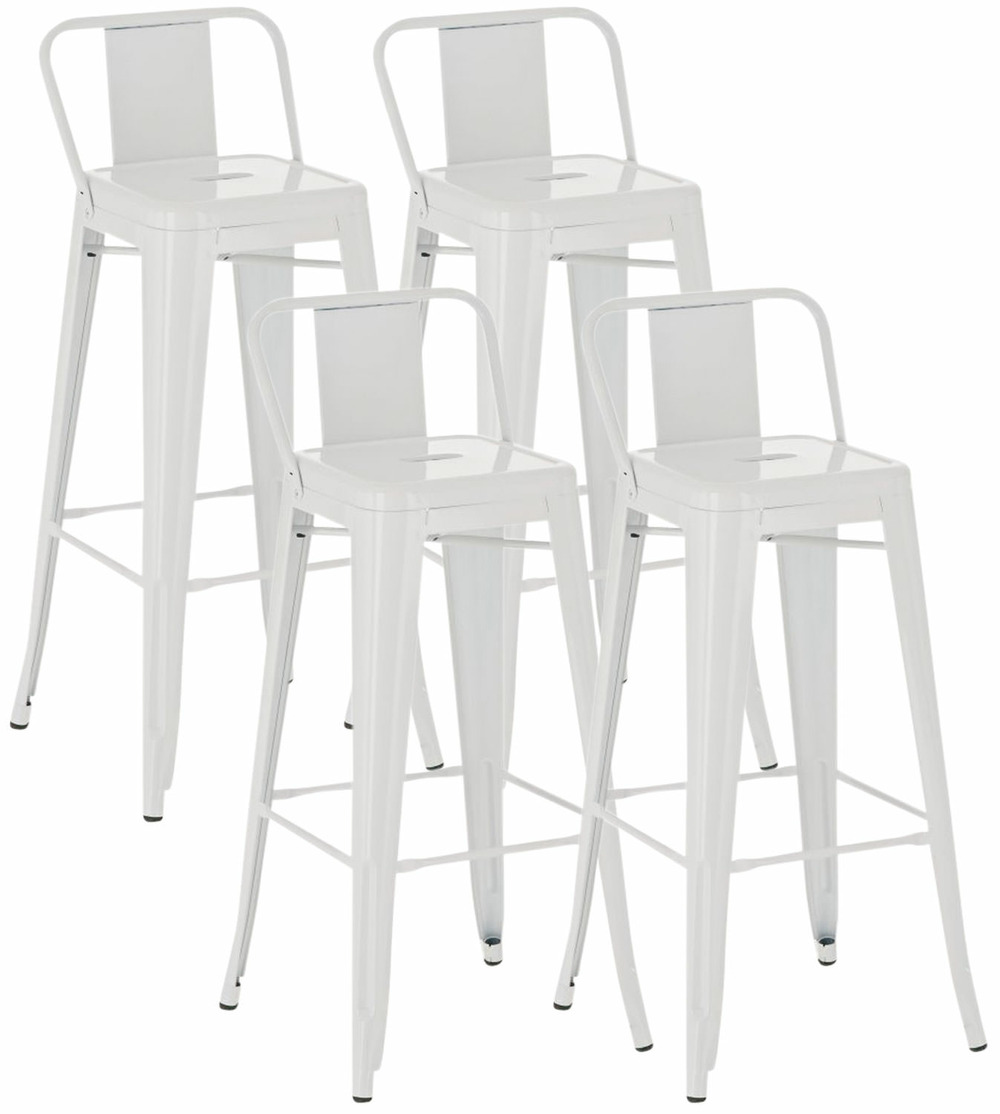 Lot de 4 tabourets de bar mason