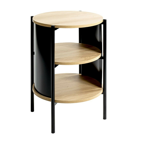 Table de chevet avec étagères