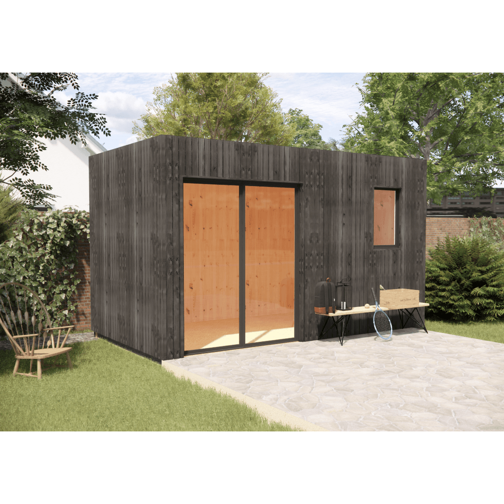 Studio de jardin 4 saisons en bois 4,4 x 2,4 x 2,7 m / isolation re2020