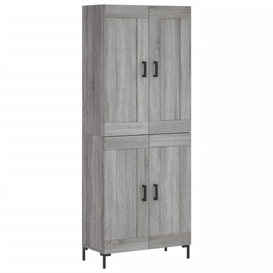 Buffet bahut commode armoire meuble de rangement organisateur cuisine salle de séjour salon haut sonoma 69,5 x 34 x 180 cm bo