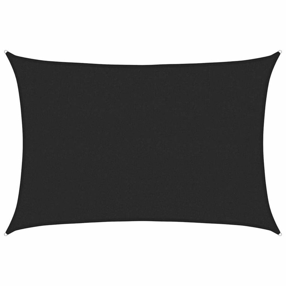 Voile d'ombrage 160 g/m² noir 3x5 m pehd