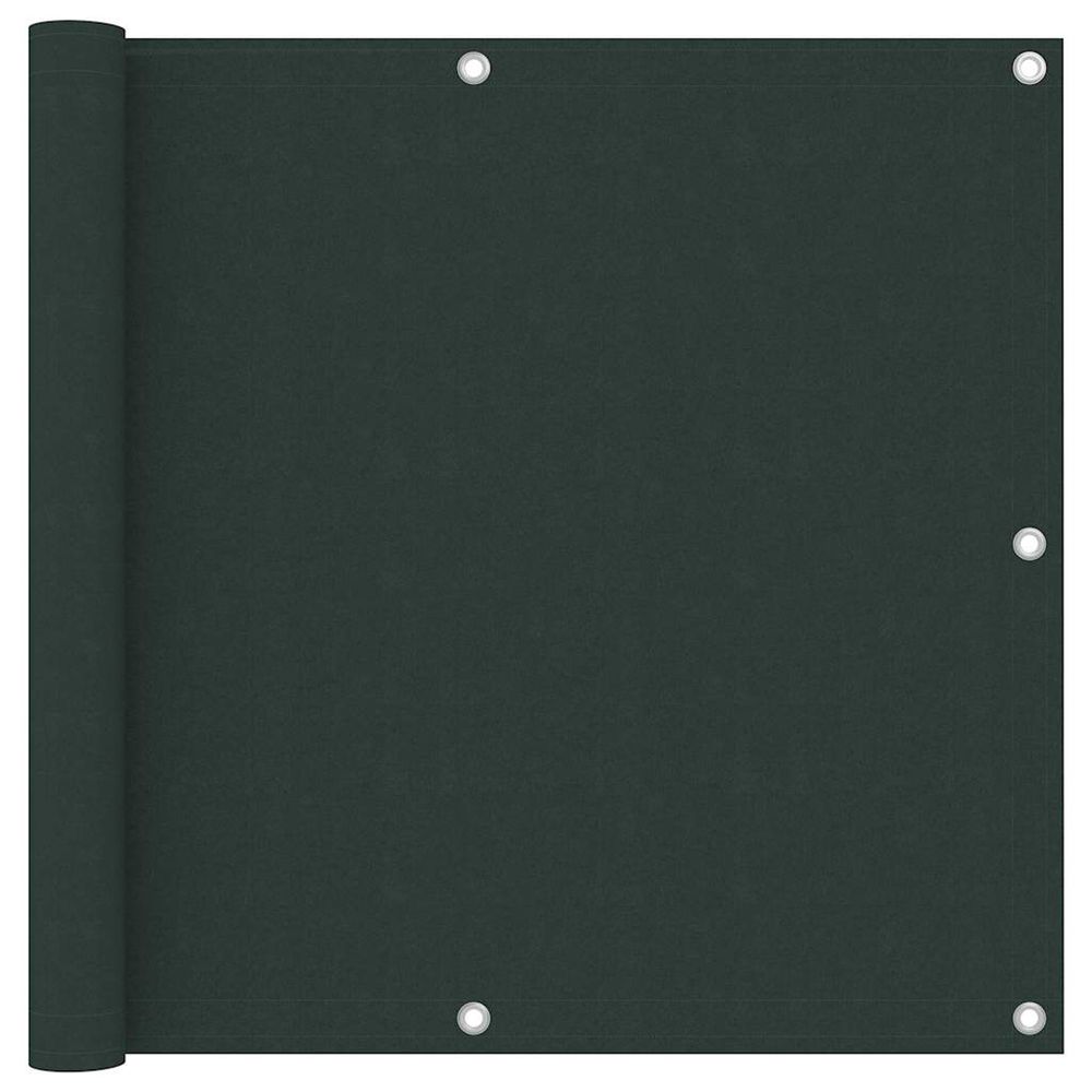 Écran de balcon vert foncé 90x300 cm tissu oxford