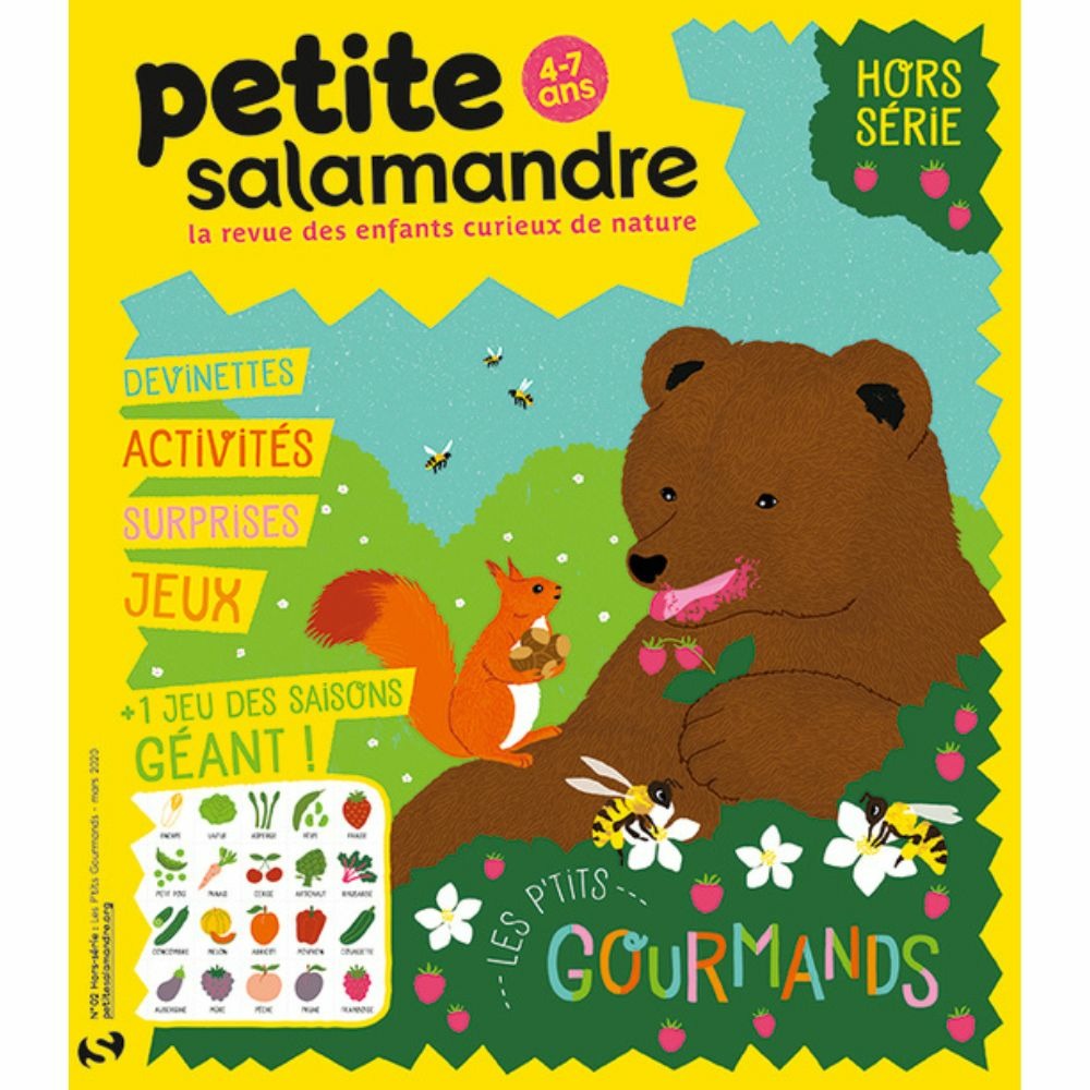 Hors-série petite salamandre 4-7 ans : les p'tits gourmands