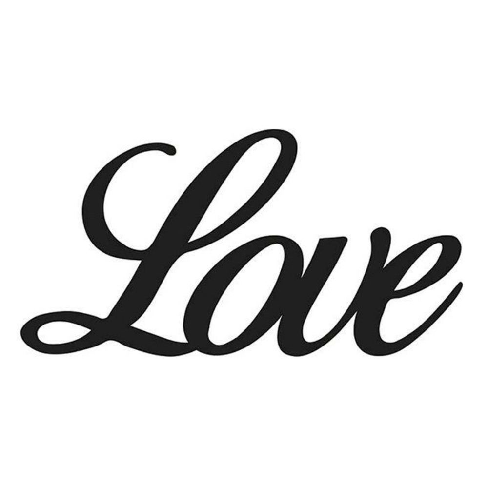 Matrice de découpe 7,5 x 4 cm - love