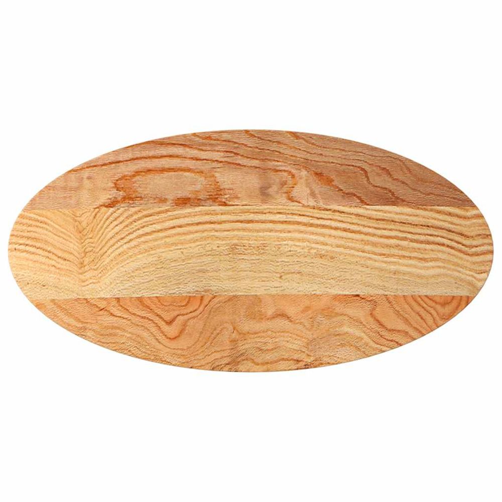 Dessus de table 100x50x2 cm bois de chêne massif ovale