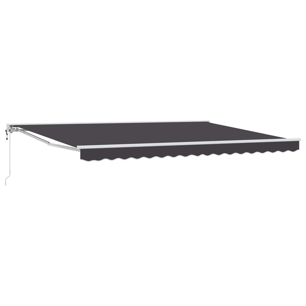 Auvent rétractable électrique anthracite 4 × 3 m