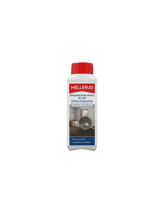 Detachant autocollant etiquette colle 0.5l - mellerud