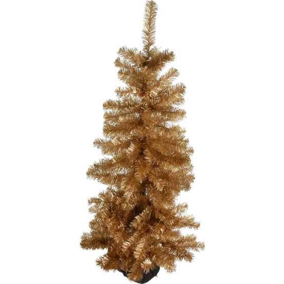 Arbre de table de noël doré électroplaqué 120 cm