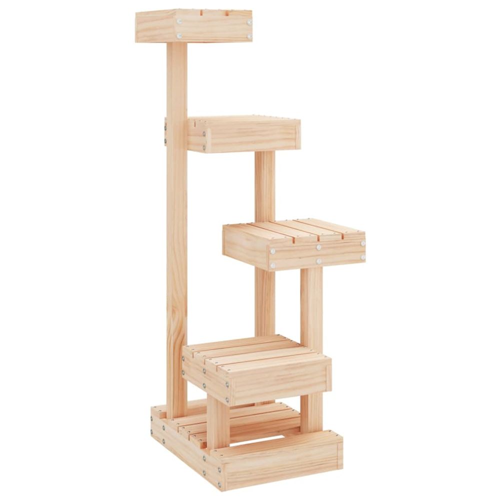 Arbre à chat 45,5x49x103 cm bois de pin massif