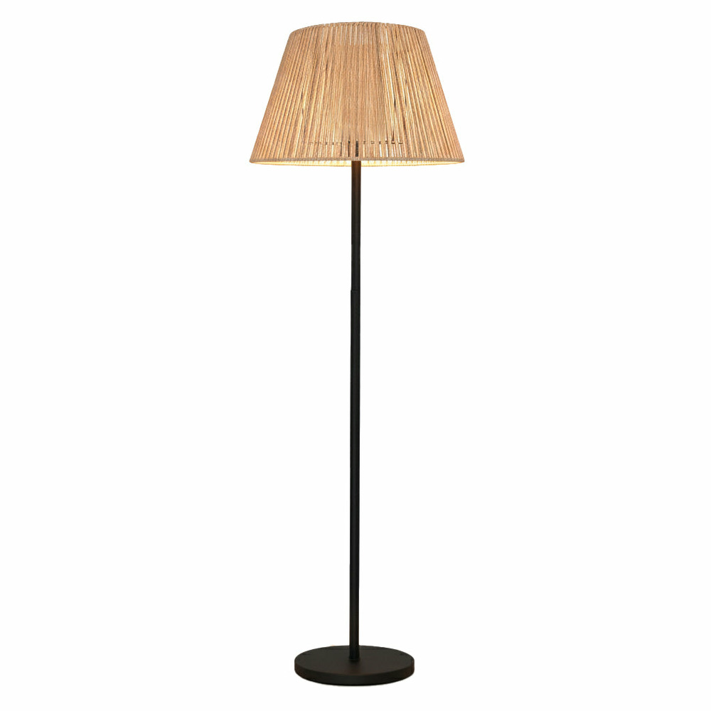 Lampadaire solaire tall raffy en polyrotin h170cm