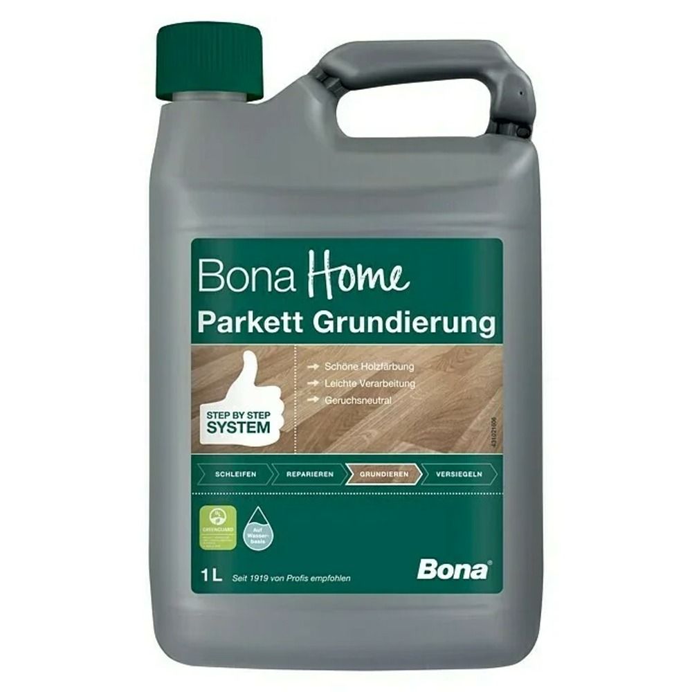 Primaire parquet à l'eau, primaire parquet, 4 litres, préparation parquet avant vernis