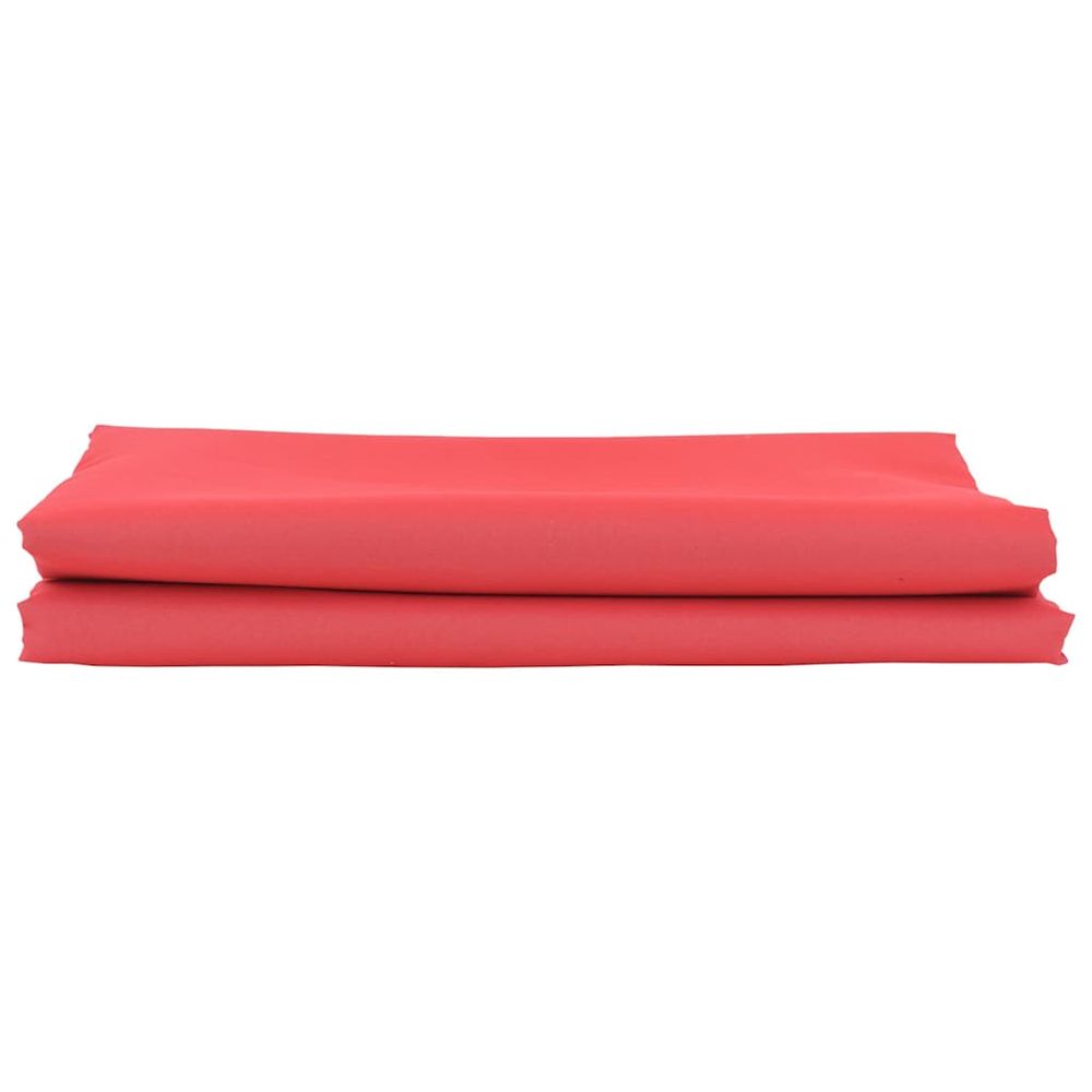 Toile de rechange pour auvent rouge 1000 x 160 cm polyester