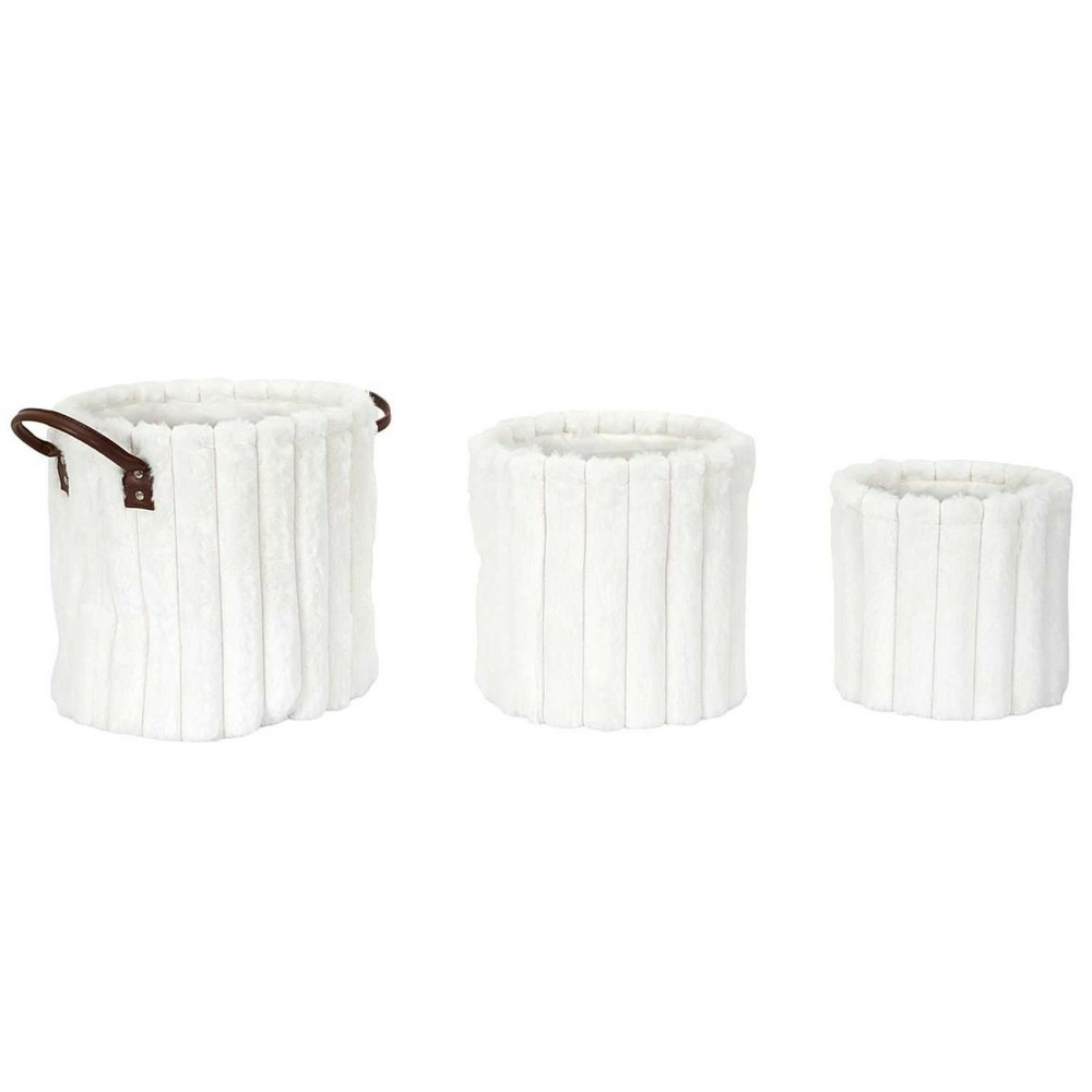 Lot de 3 paniers de rangement 