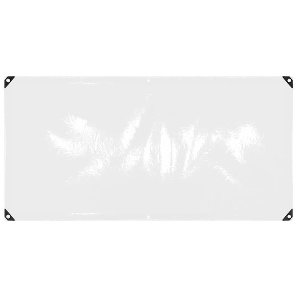 Bâche transparente avec œillets 1x2 m pvc