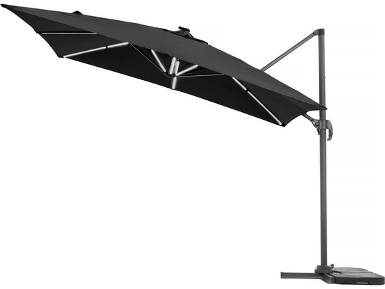 Parasol déporté avec led -