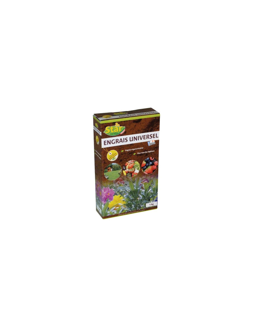 Engrais universel organominéral 1kg /nc - star jardin