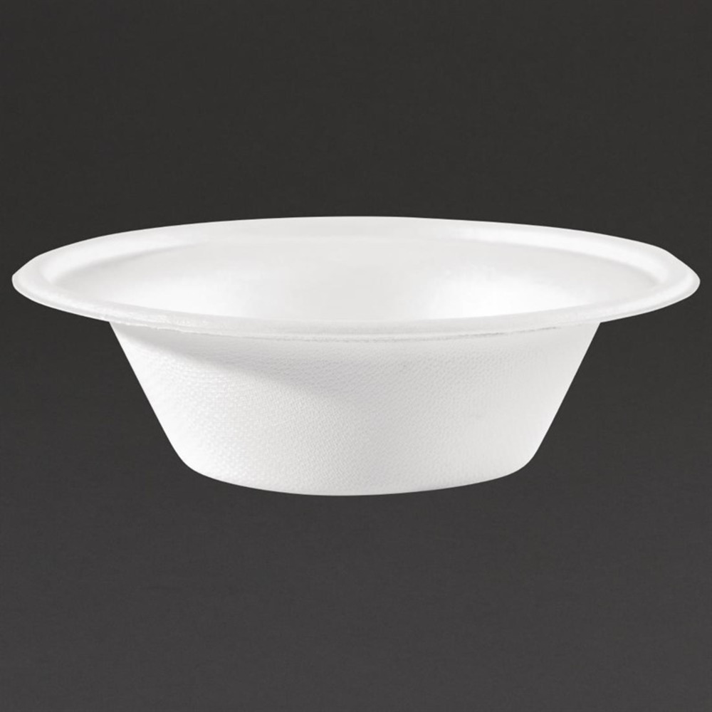 Bols ronds compostables en bagasse lot de 50 - fiesta green - fc510