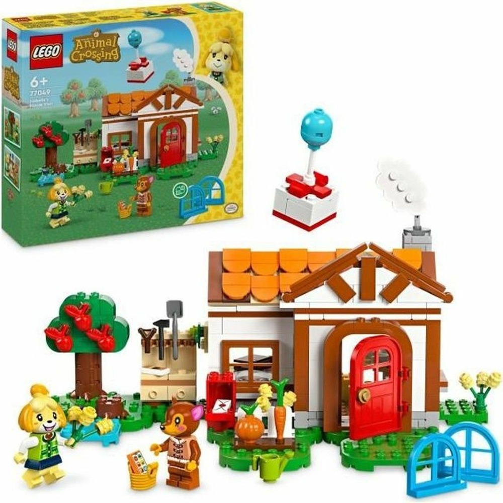 Lego animal crossing marie en visite avec 2 minifigurines