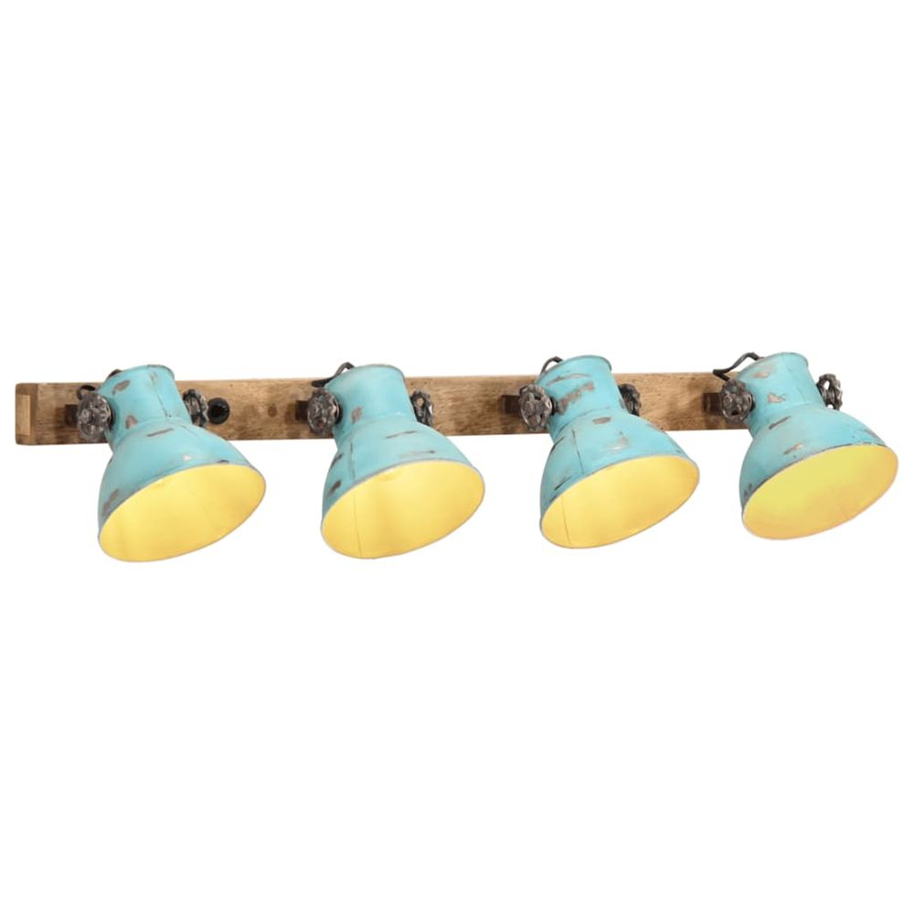 Lampe murale 25 w bleu délavé 90x25 cm e27