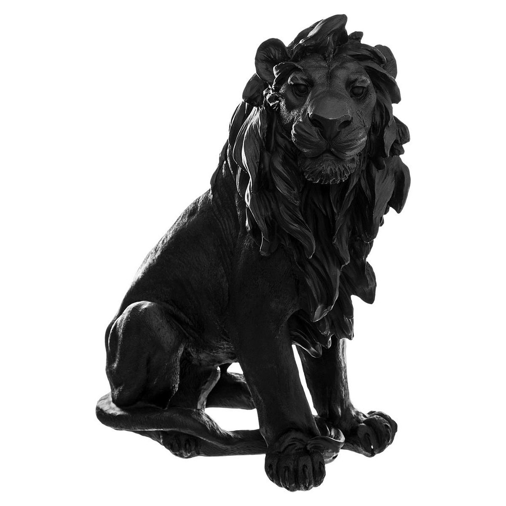 Lion ewen h.31,5cm résine