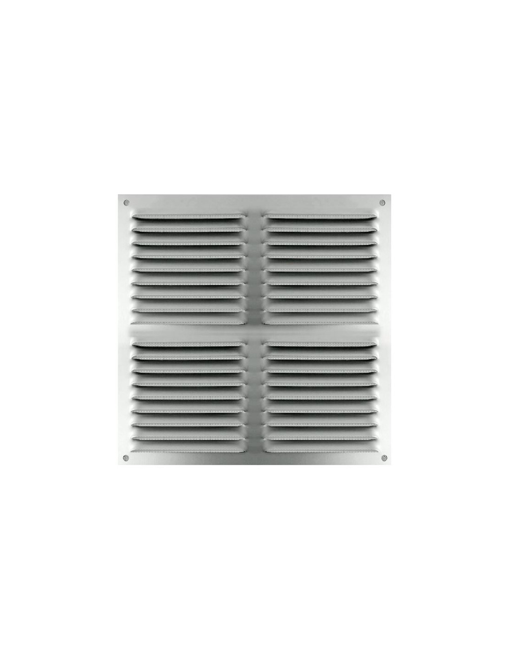 Grille alu anodisé persienne en applique 300x300mm - autogyre