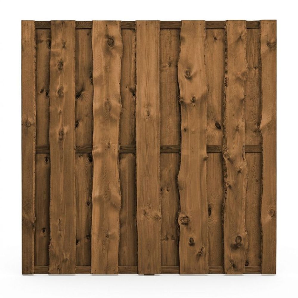 Panneau claustra occultant bois foncé 180 x 180 cm