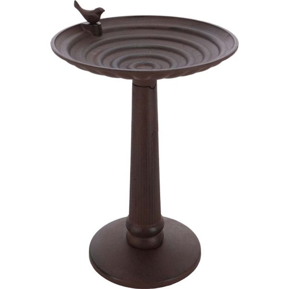 Bain à oiseaux en fonte sur pied xl - 37 cm