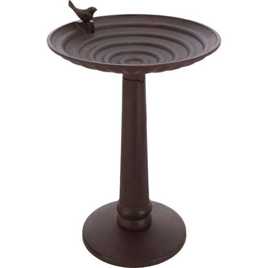 Bain à oiseaux en fonte sur pied xl - 37 cm