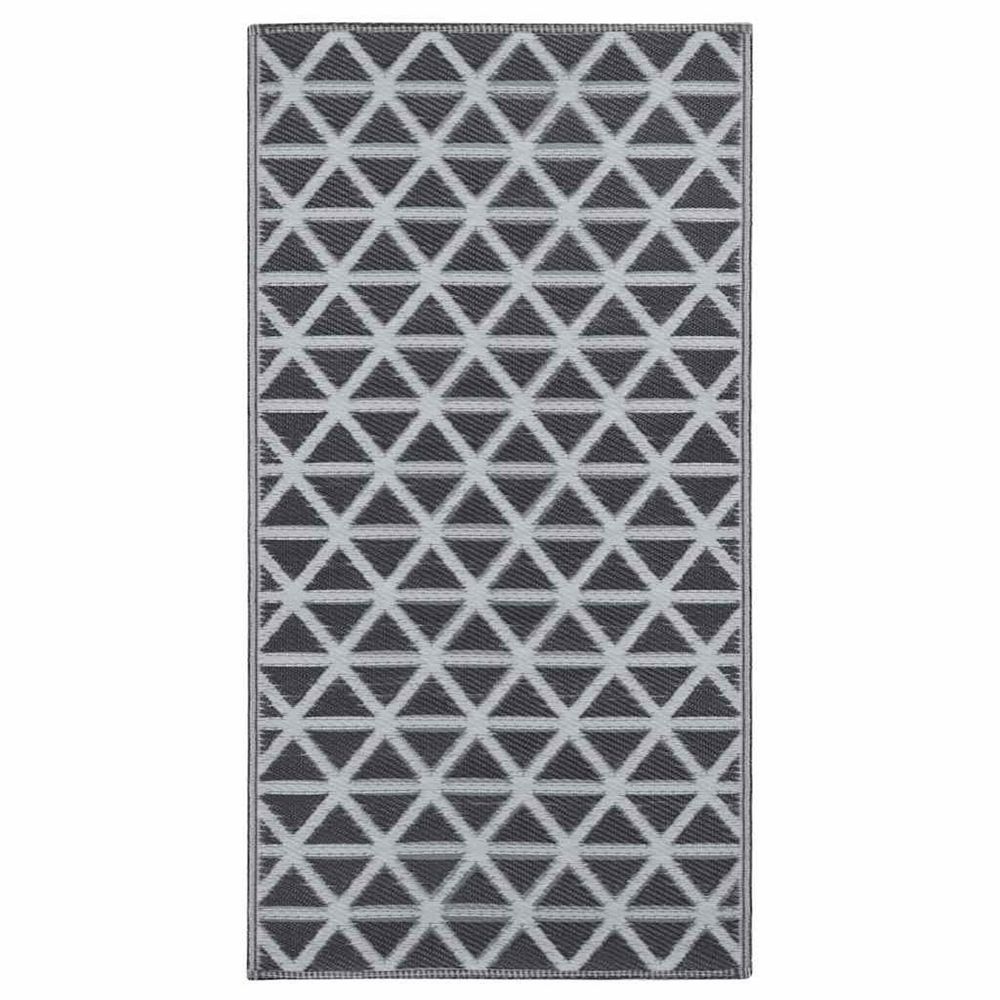 Tapis d'extérieur arakil noir 160x230 cm pp