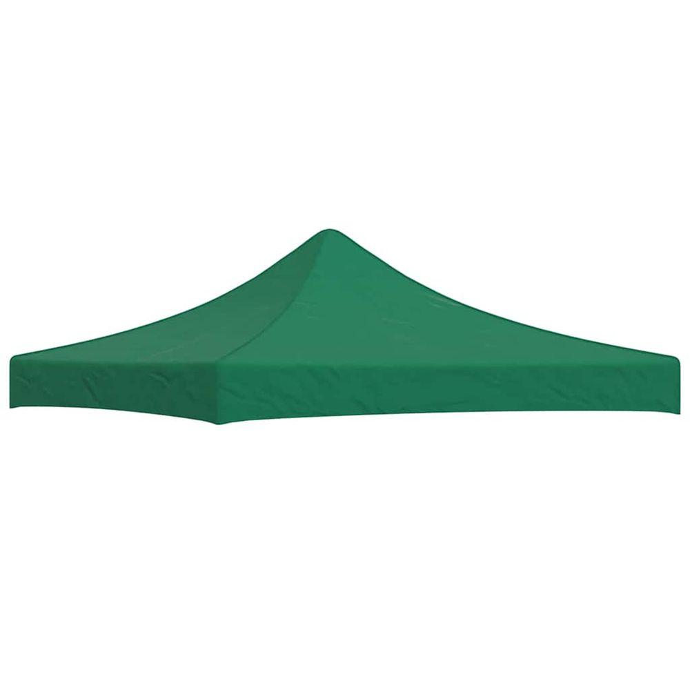Toit de tente de réception 3x3 m vert 270 g/m²