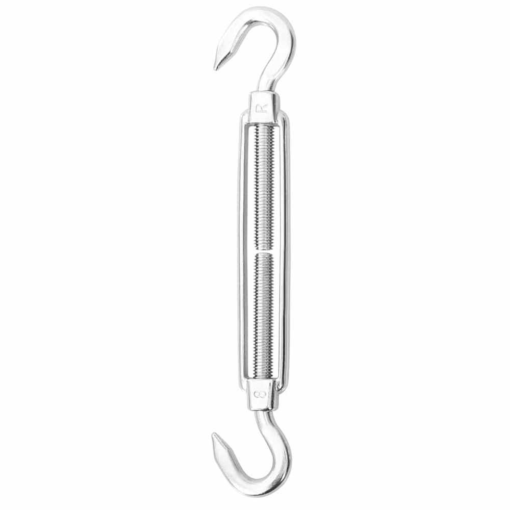 Jeu d'accessoires de voile d'ombrage 8 pcs acier inoxydable