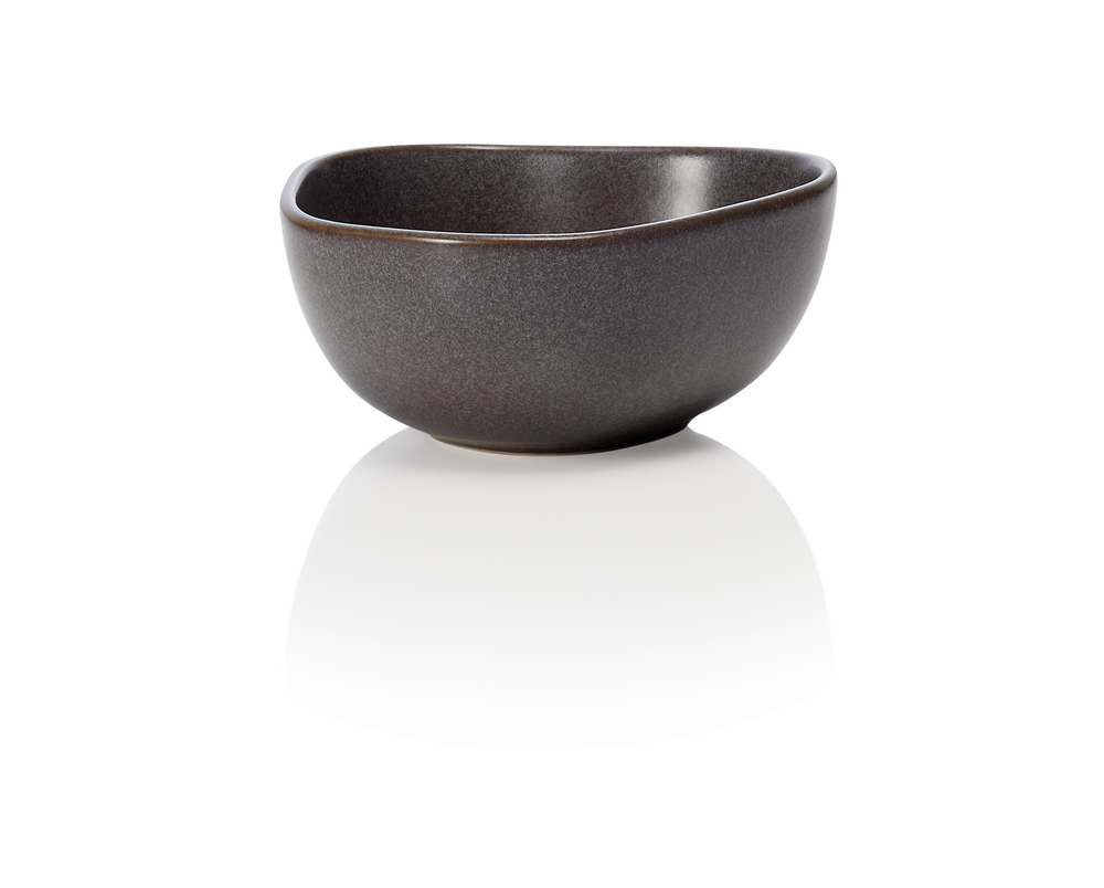 Lot de 6 bols en grès 0,15 l gris pierre h 45 mm ø 115 mm - was germany