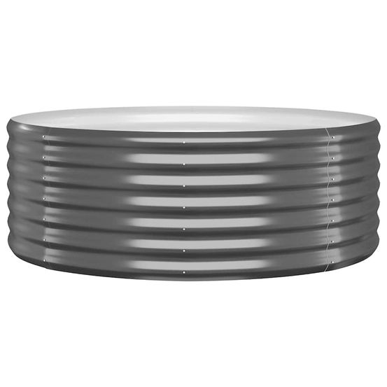 Lit surélevé de jardin acier galvanisé anthracite