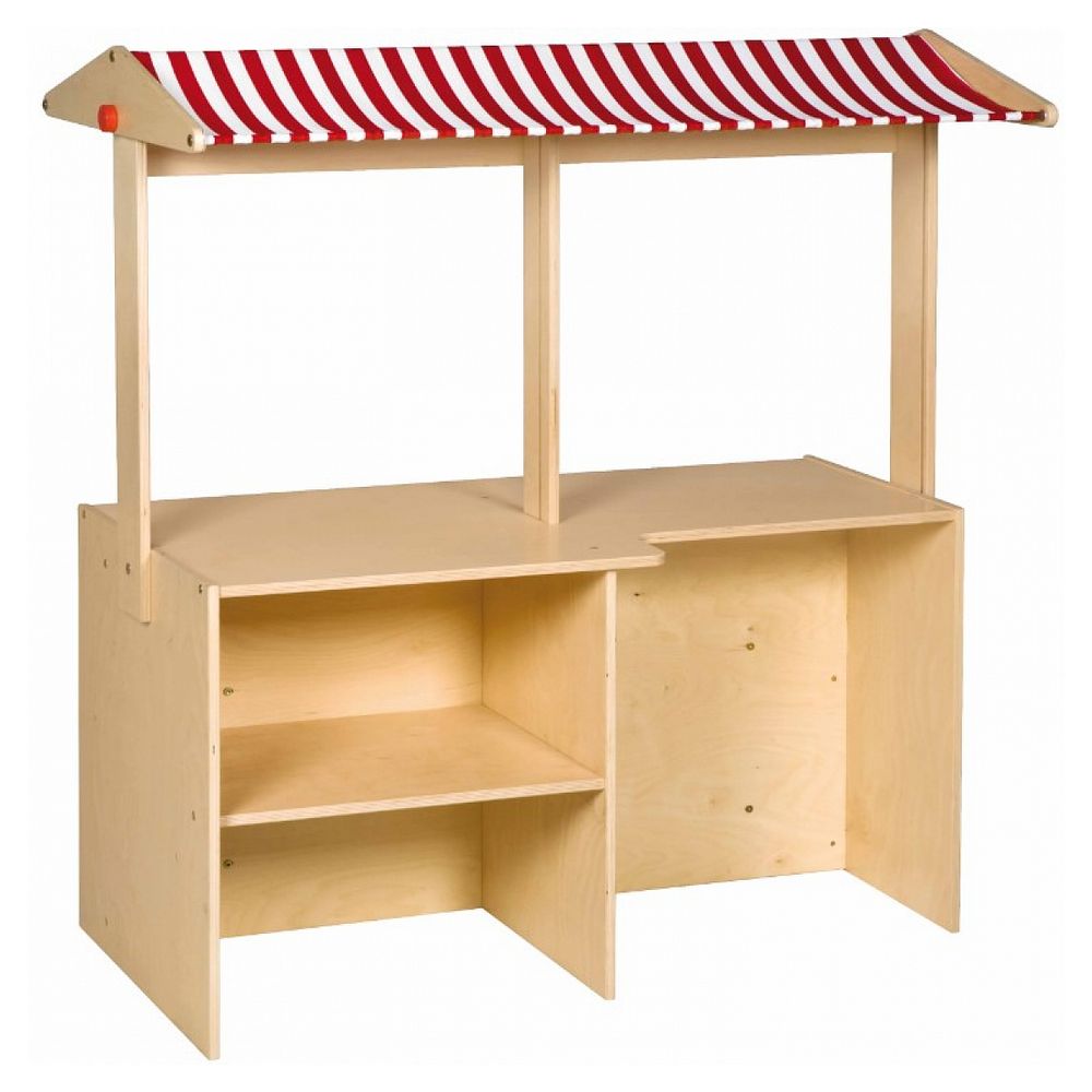 Étal de marchand en bois - jeu éducatif montessori pour enfants
