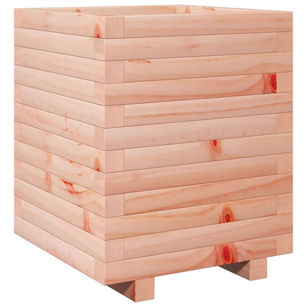 Jardinière d'extérieur 40x40x49,5 cm bois massif douglas