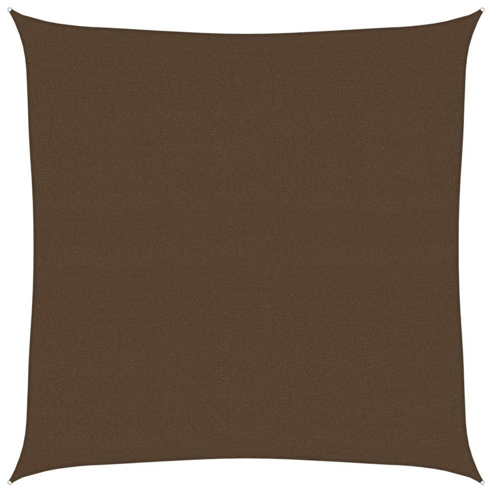 Voile d'ombrage 160 g/m² marron 4,5x4,5 m pehd