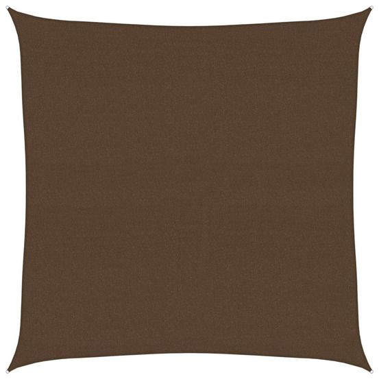 Voile d'ombrage 160 g/m² marron 4,5x4,5 m pehd