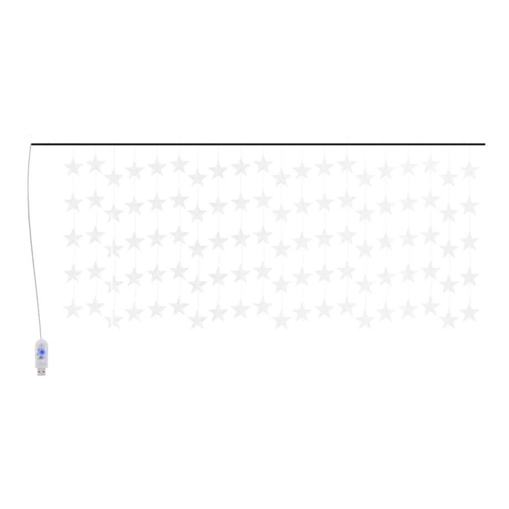 Guirlande lumineuse à étoiles led 500 led coloré 8 fonctions
