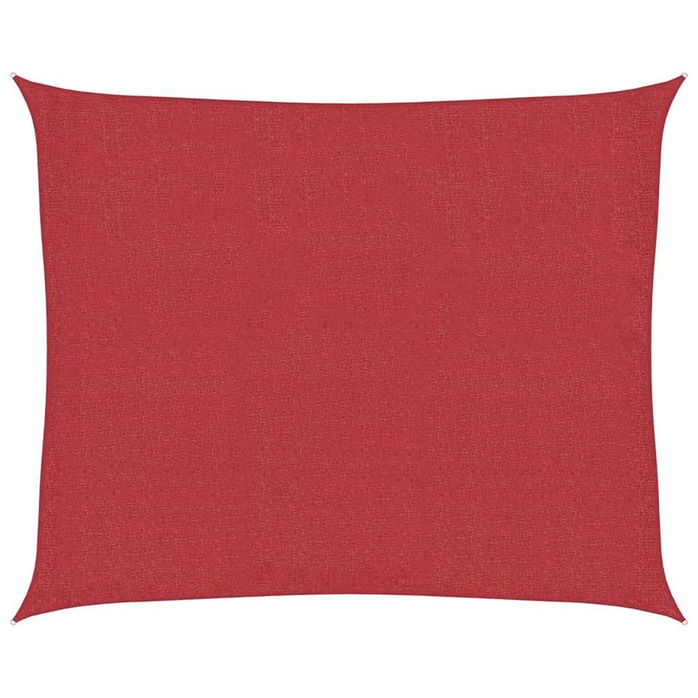 Voile d'ombrage 160 g/m² rouge 2,5x3 m pehd