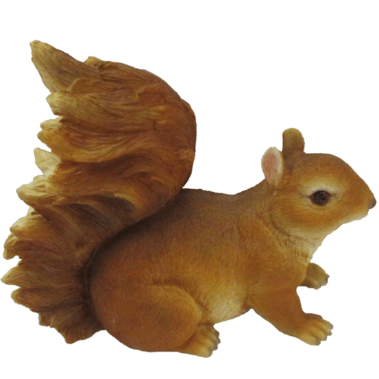 Ecureuil 20cm déco résine jardin