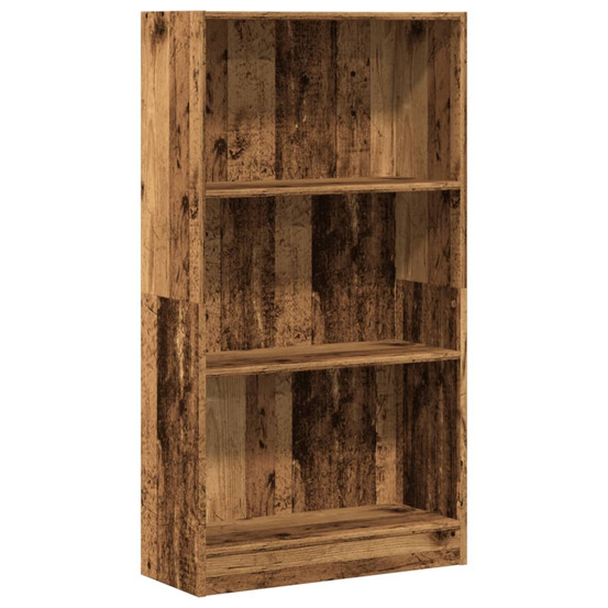 Bibliothèque vieux bois 60x24x109 cm bois d'ingénierie