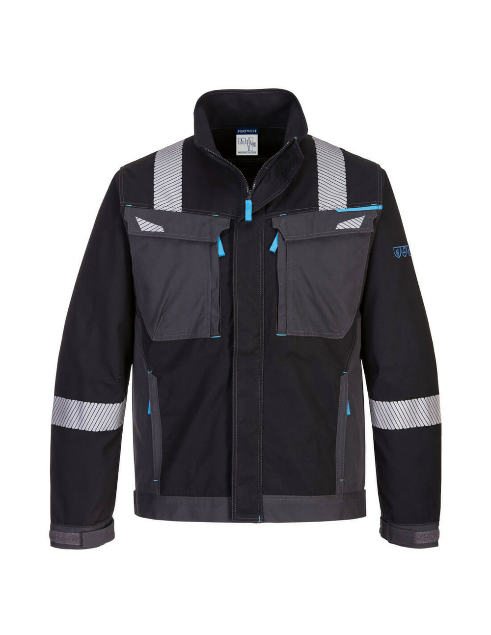 Veste de travail wx3 fr couleur : noir taille s - portwest