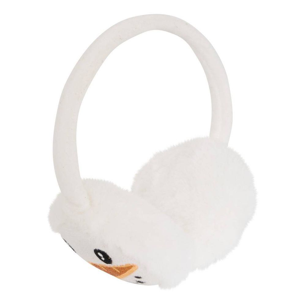 Cache-oreilles motif bonhomme de neige et père noël