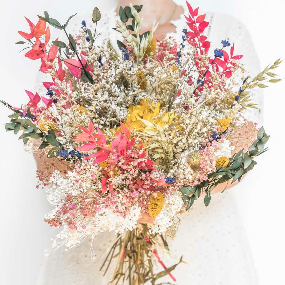 Bouquet de fleurs séchées marie taille m